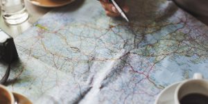 Map travel advice blog